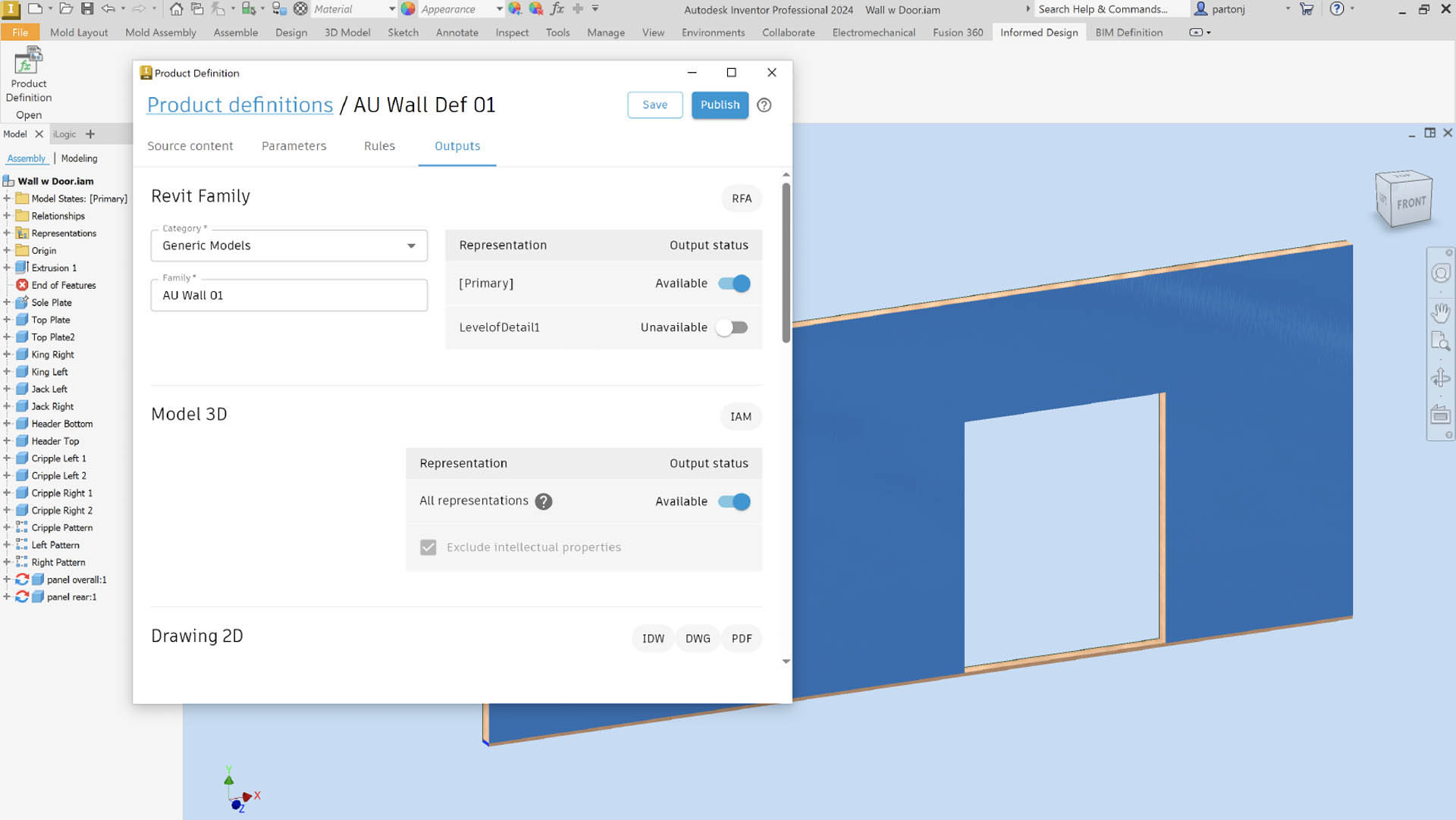 Informed Design for Inventor